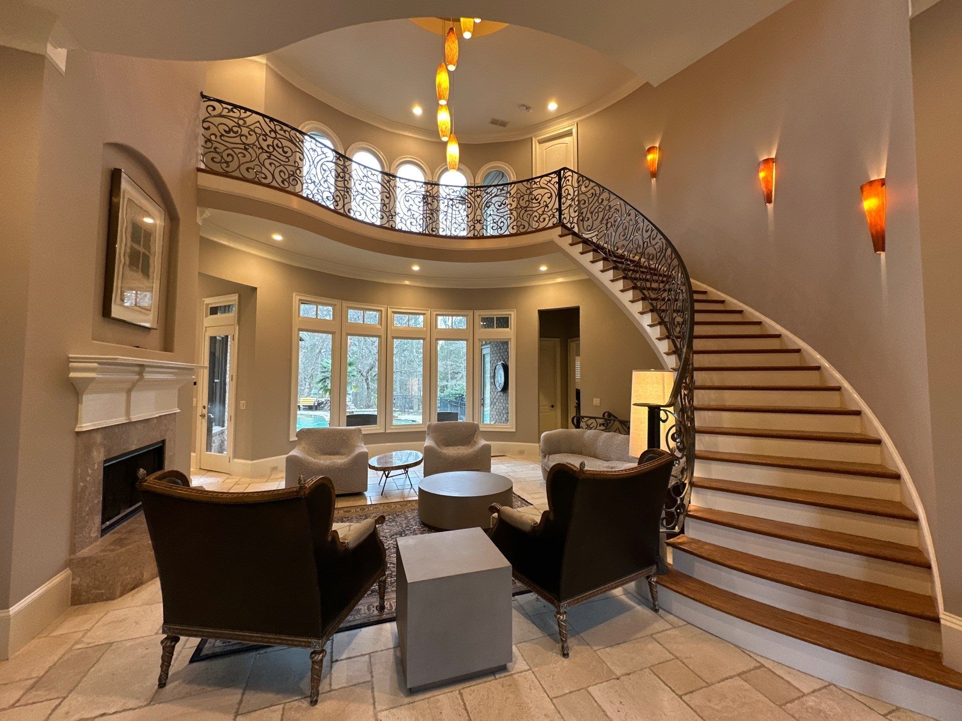 Exterior repaint, rear of home — Atlanta's Paint Doctor